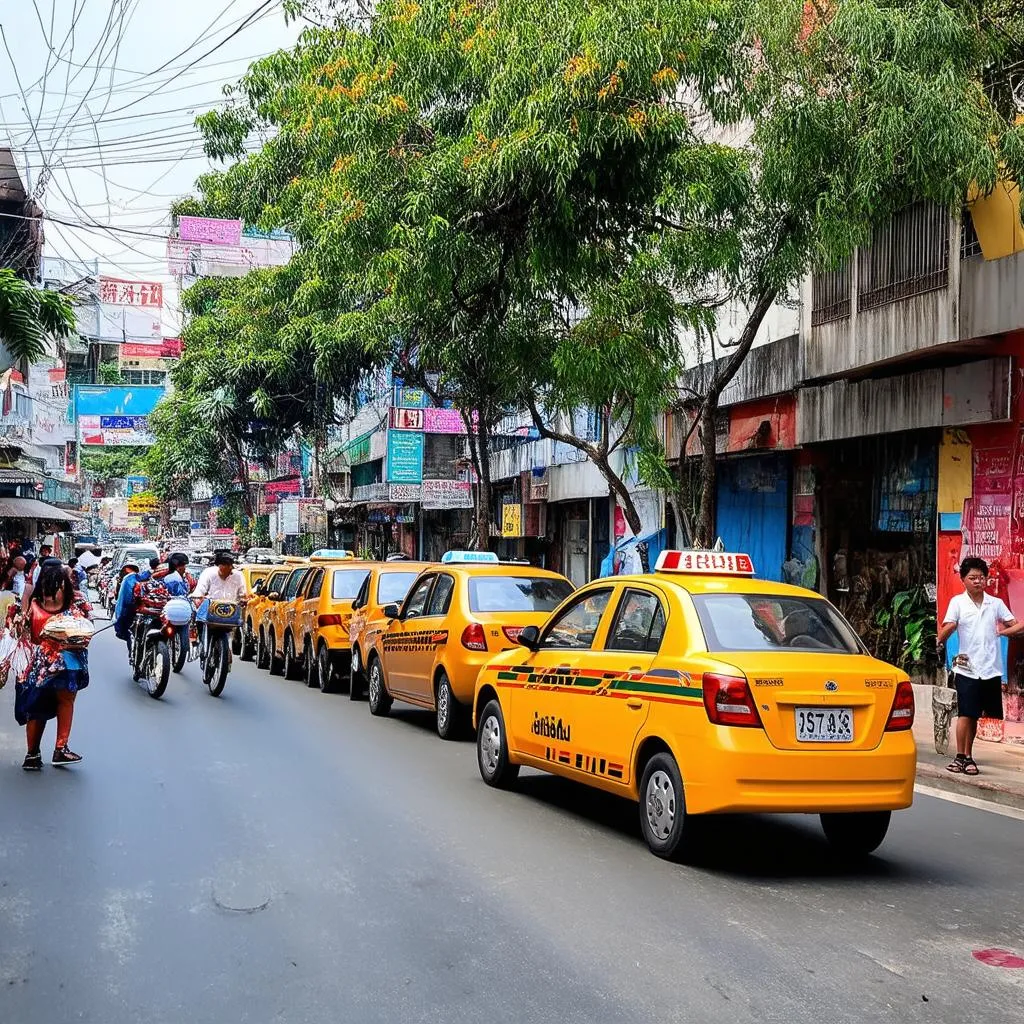 Taxi Quy Nhơn đông khách