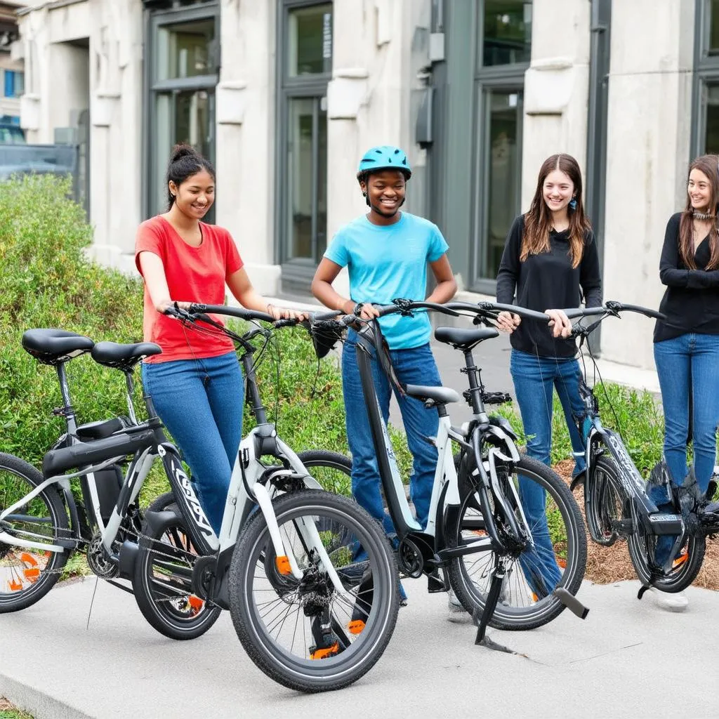 Thuê xe đạp điện HKbike