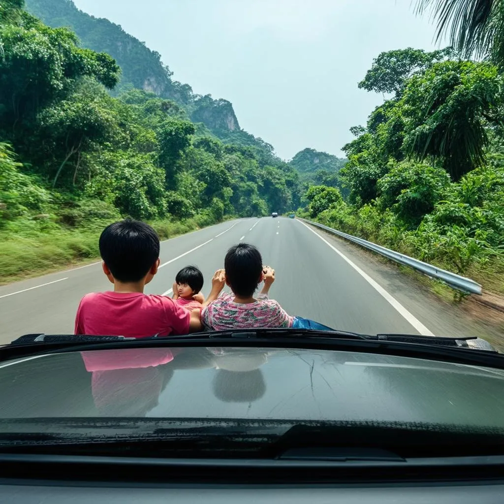 Thuê xe Hà Nội Quảng Ninh cho gia đình