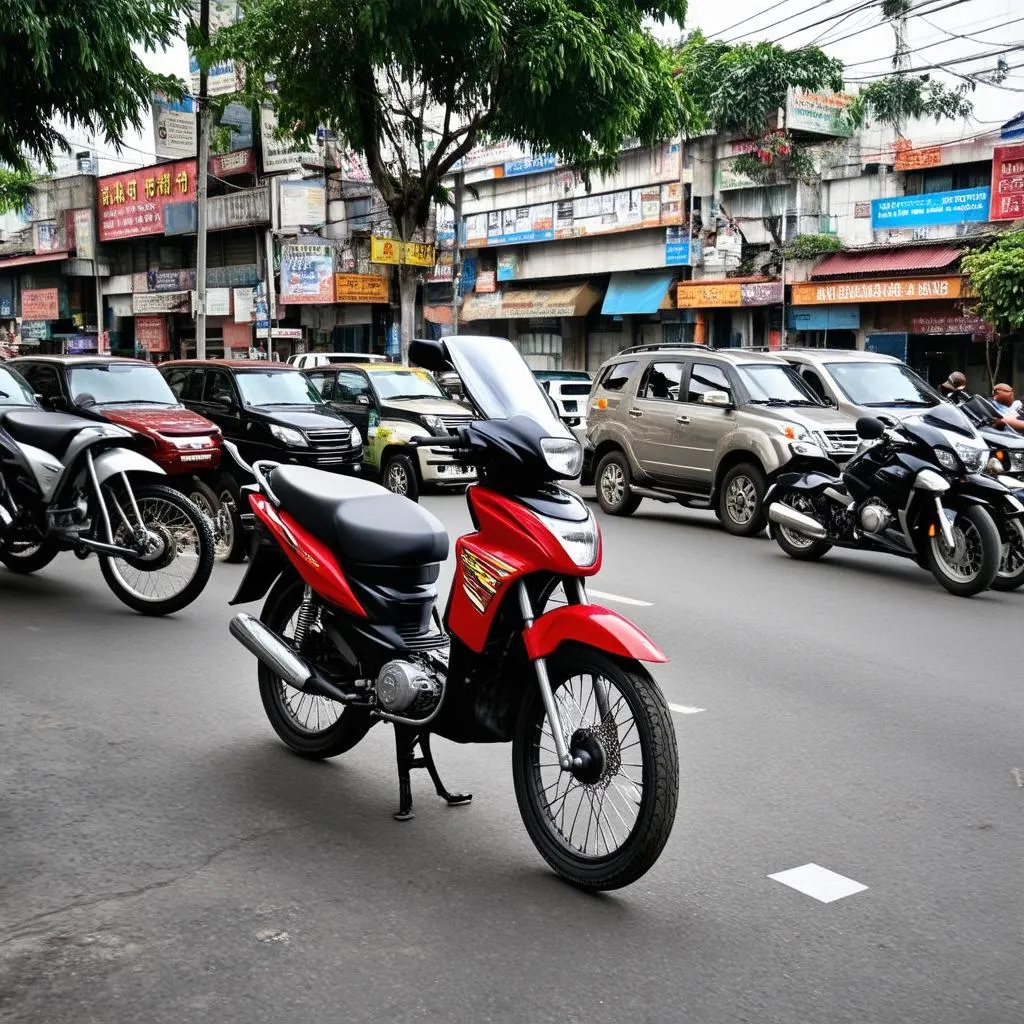 Thuê xe máy bảo an tại TP.HCM