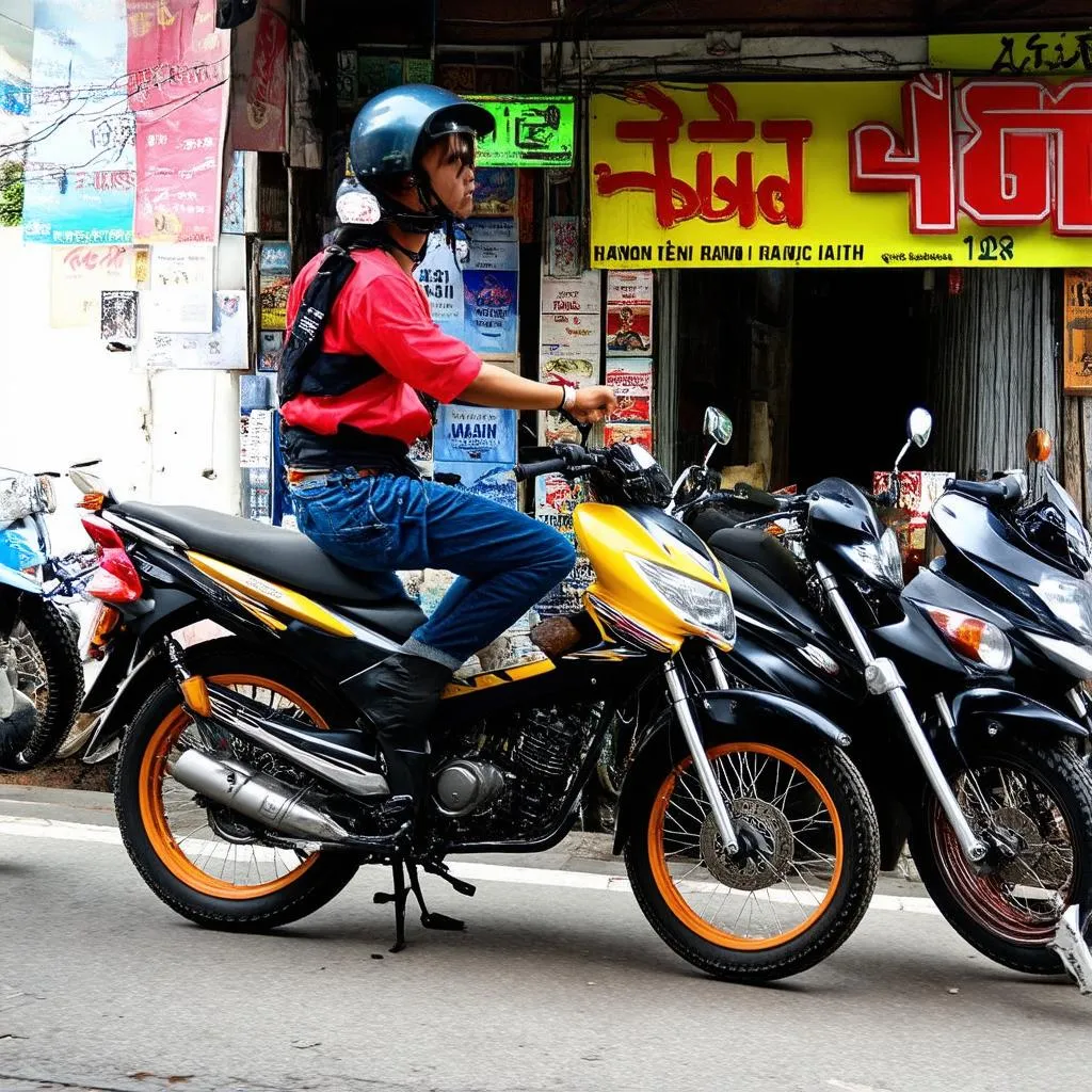 Thuê xe máy tại Hà Nội