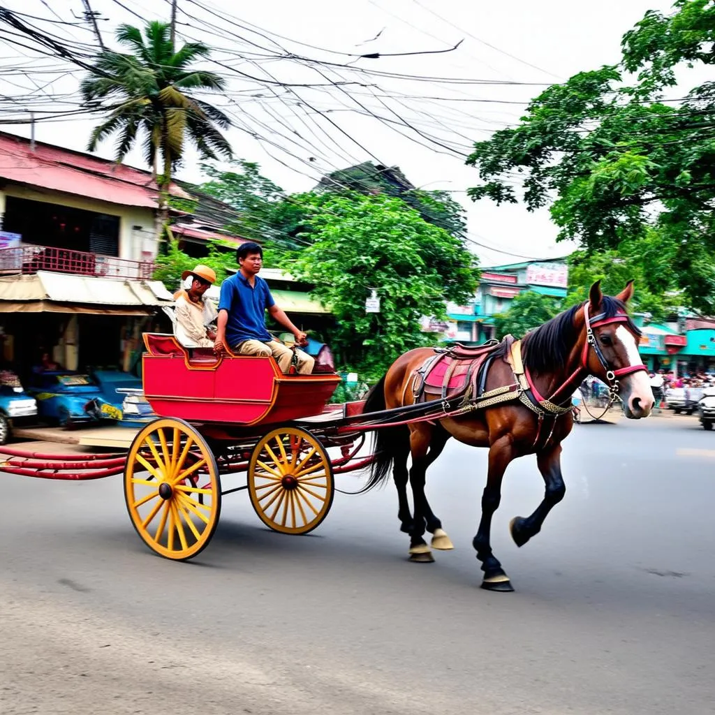 Thuê xe ngựa ở Cần Thơ