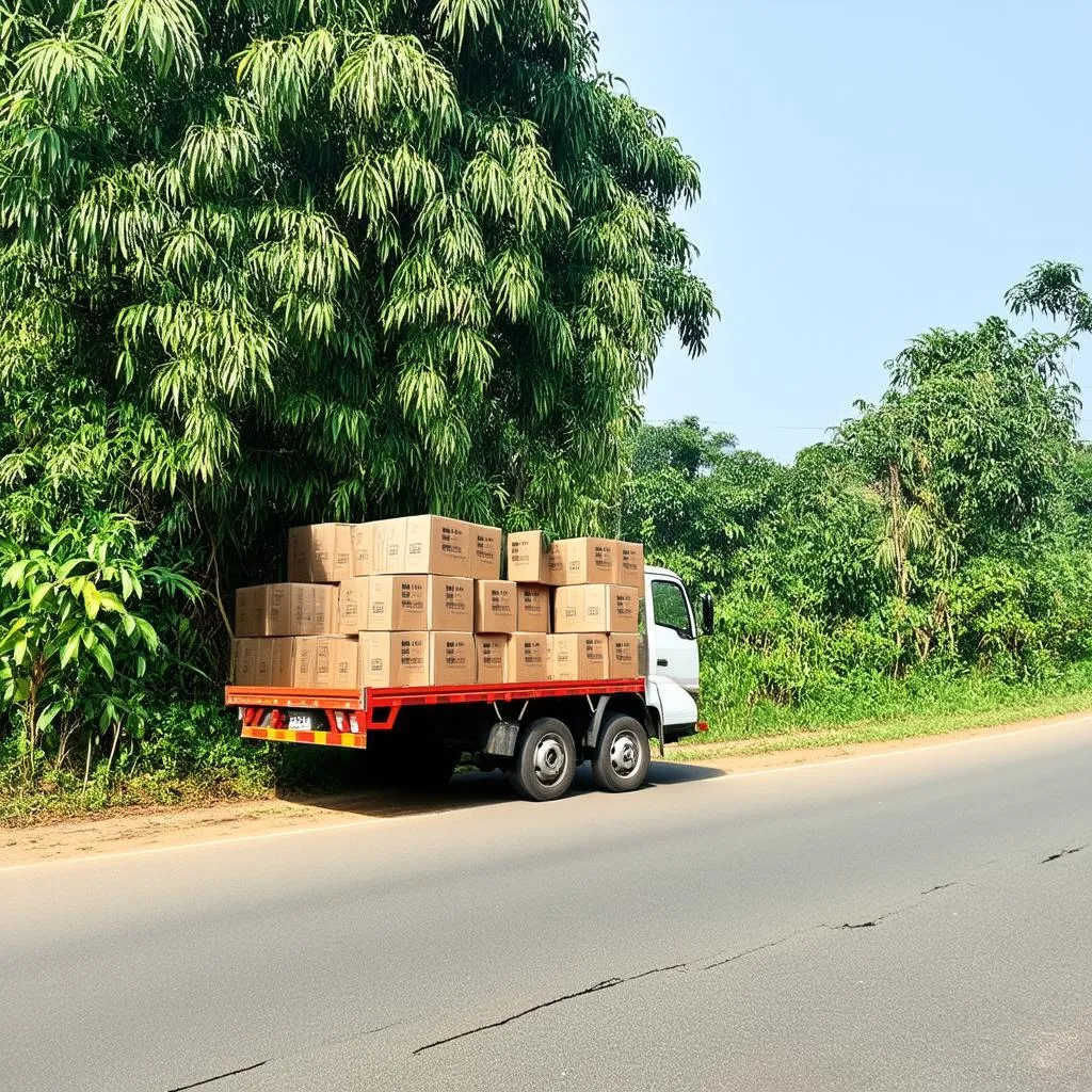 Thuê xe tải chở hàng tại An Giang