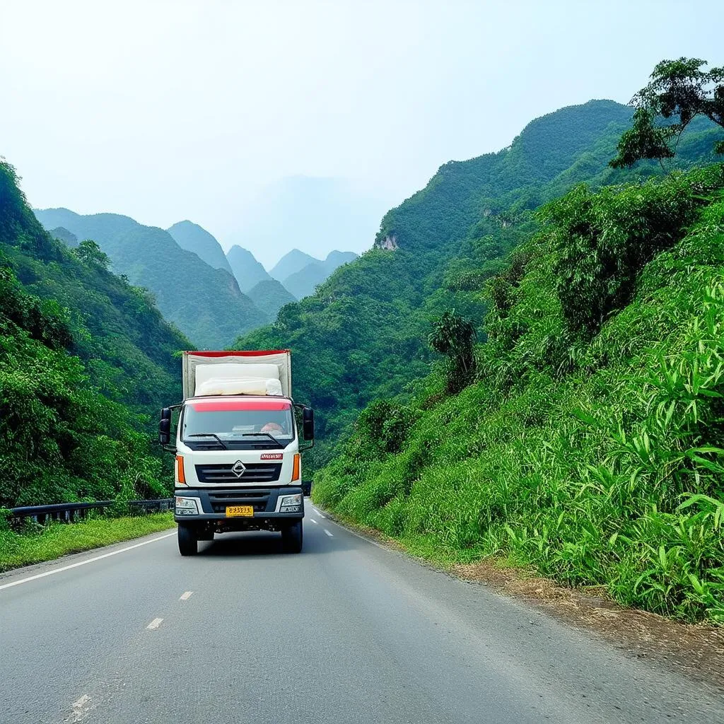 Thuê xe tải đi Cao Bằng