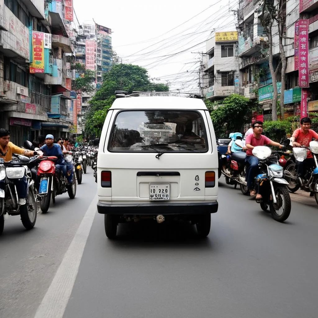 Thuê xe tải van tại Hà Nội