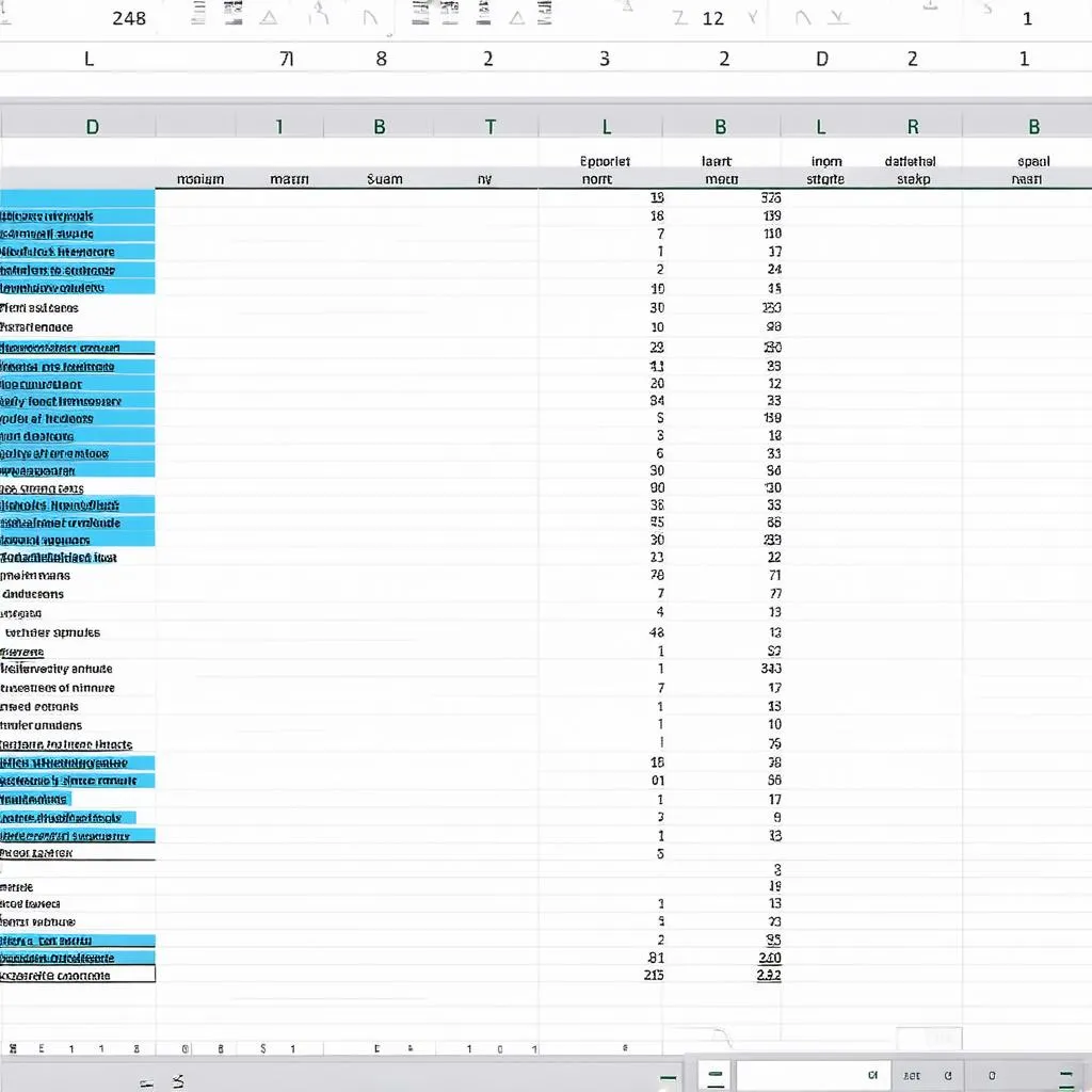 Tô màu ô Excel để phân loại dữ liệu