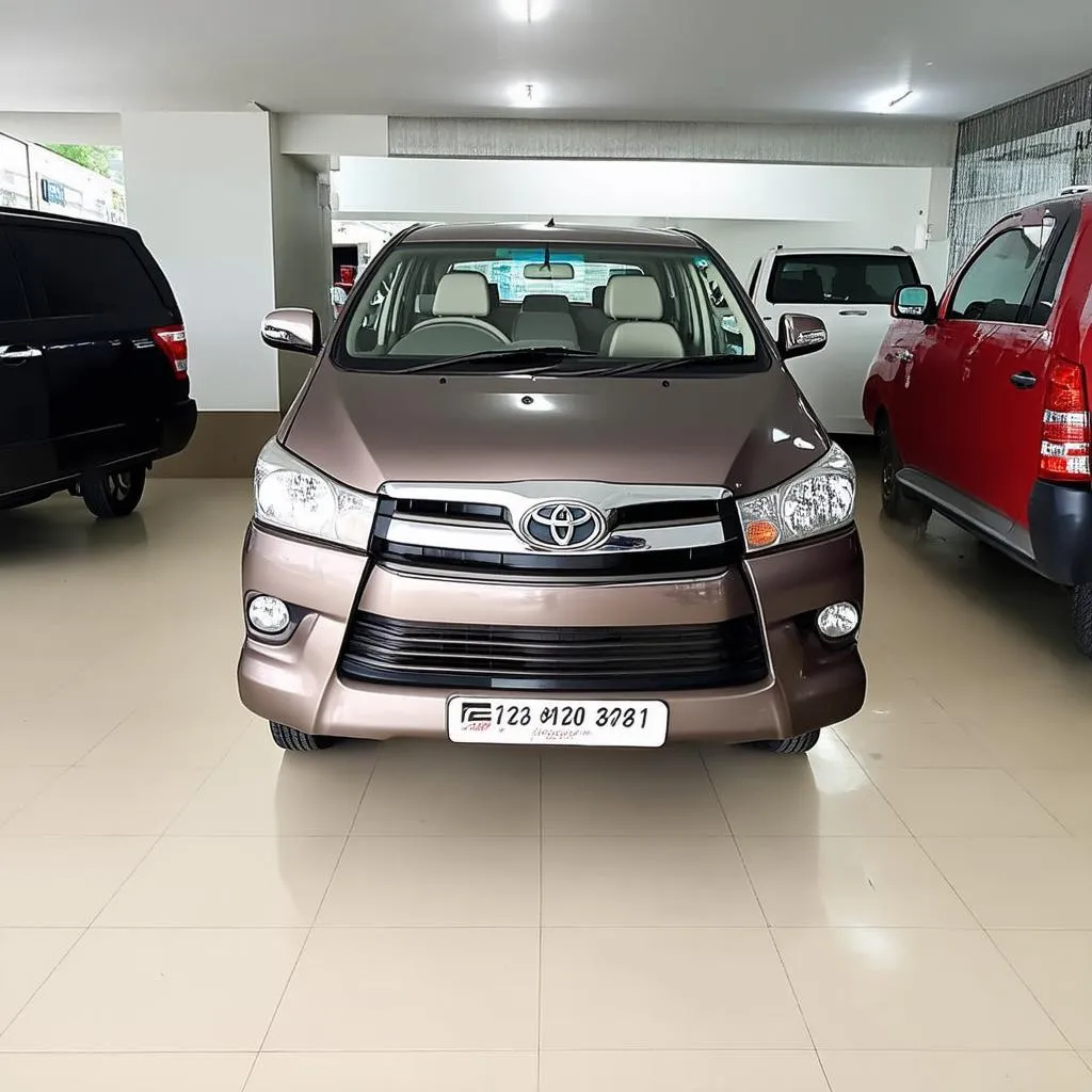 Xe Toyota Innova cũ chính hãng