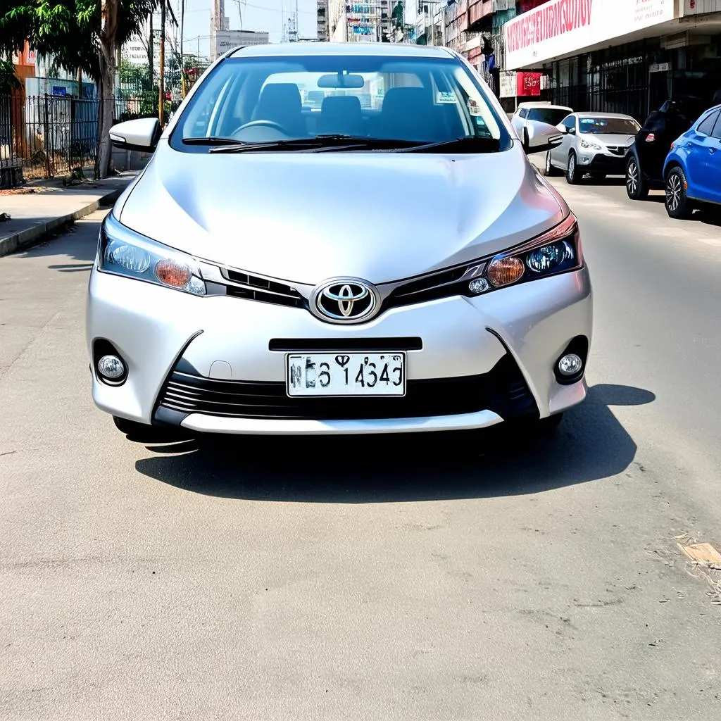 Toyota Vios 2017 màu bạc