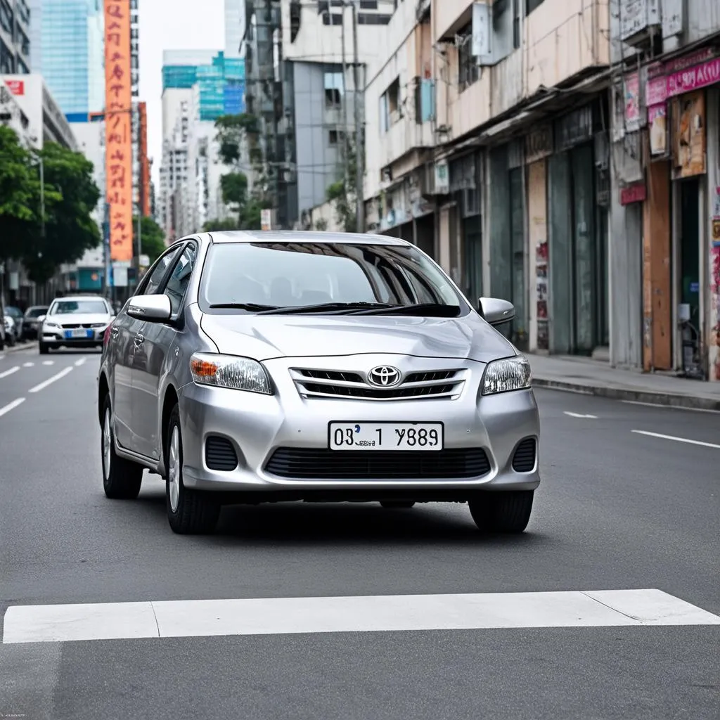 Toyota Vios cũ màu bạc