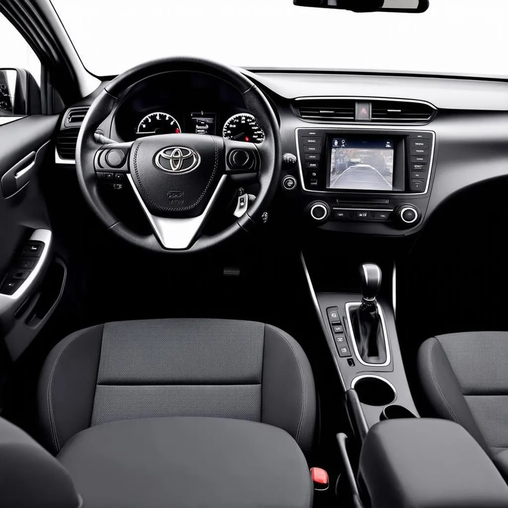 Toyota Yaris 2017 nội thất