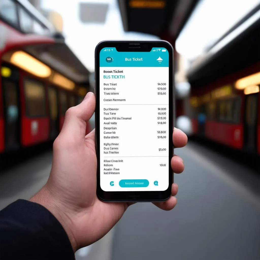 Ứng dụng đặt vé xe khách trên điện thoại