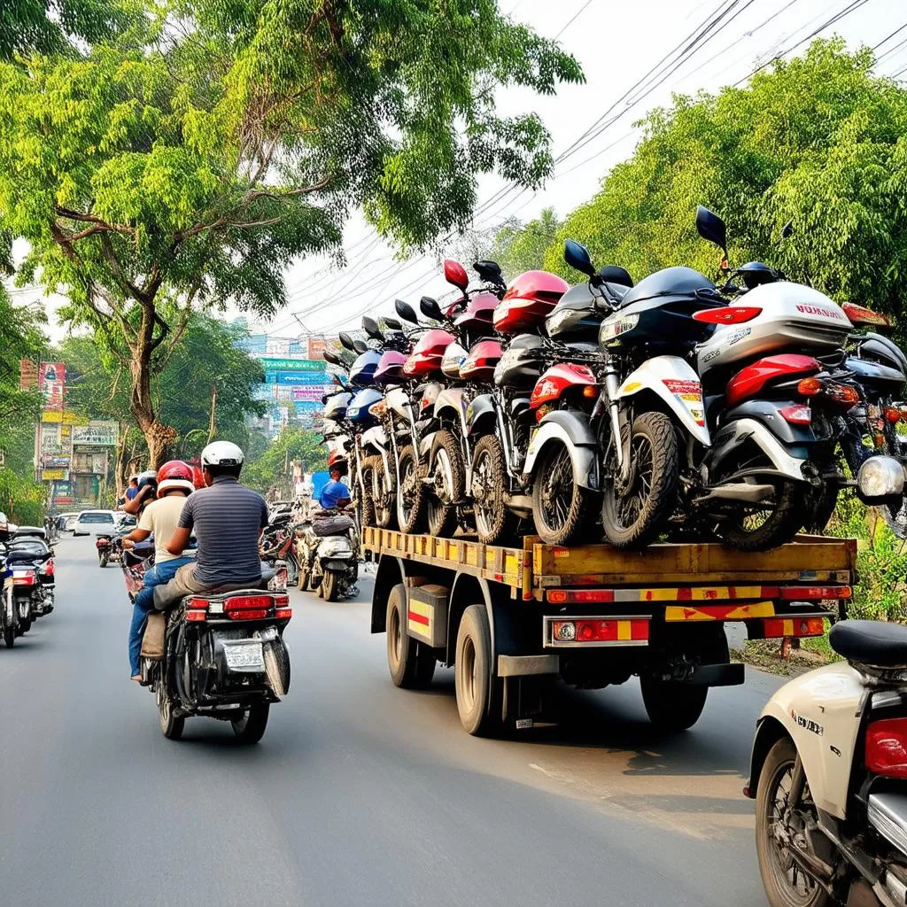 Vận chuyển xe máy