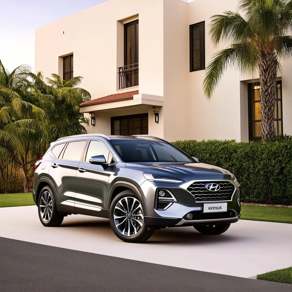 Hyundai Santa Fe sang trọng và hiện đại