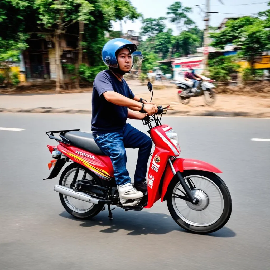 Xe Honda 50cc Đang Lưu Thông