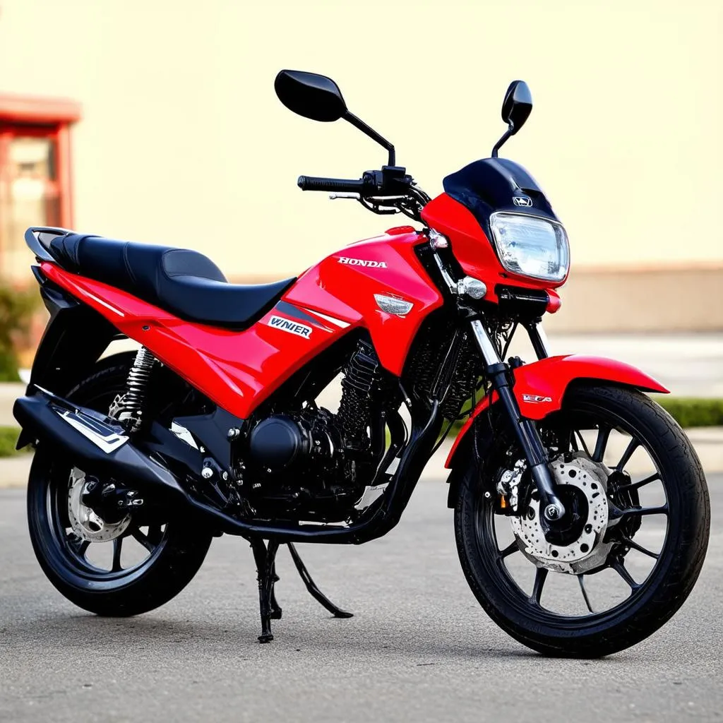 Honda Winner 2017 màu đỏ đen