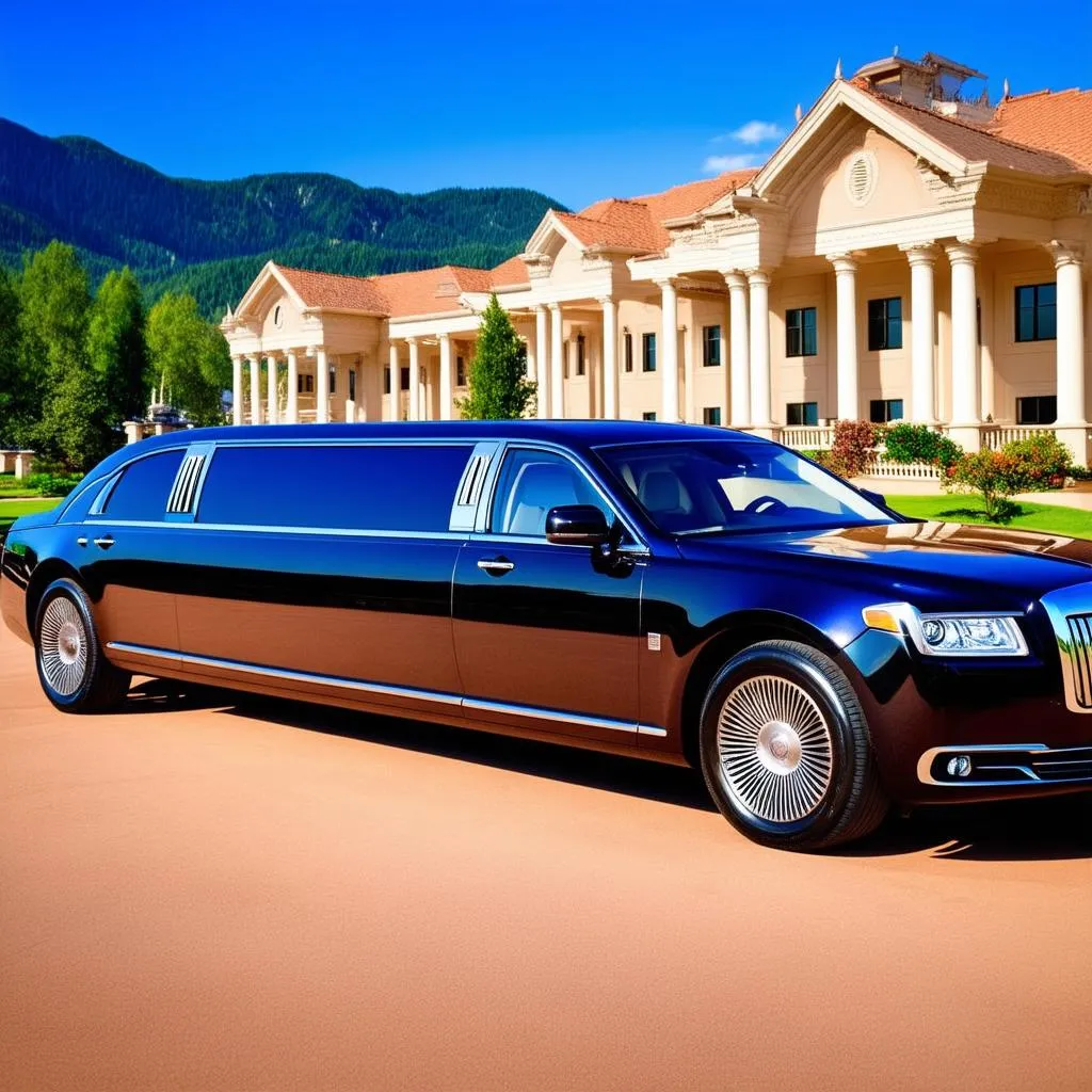 Thuê xe limousine 9 chỗ sang trọng