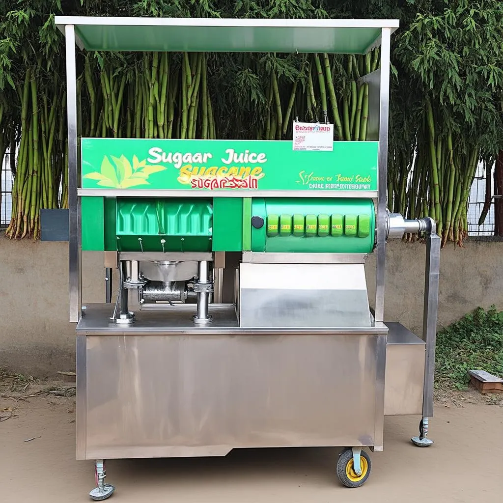 Modern sugarcane juice stall