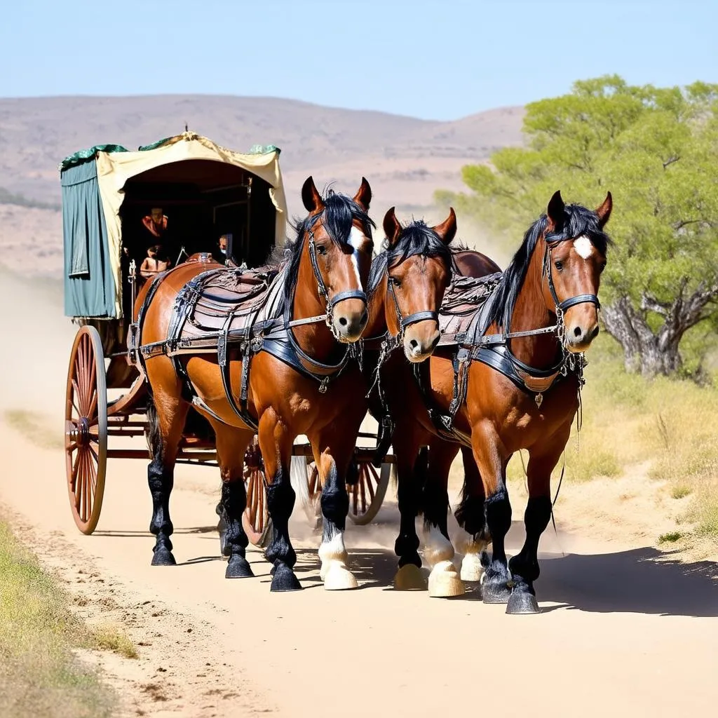 Xe stagecoach cổ điển