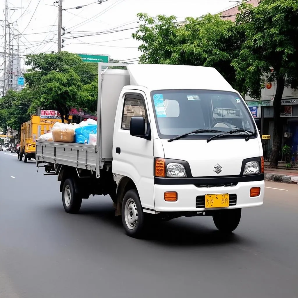 Xe Suzuki Van dòng hàng