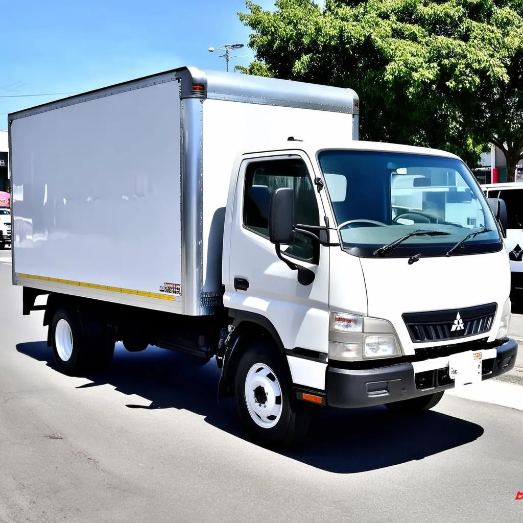 Xe tải Mitsubishi Canter 2006 màu trắng