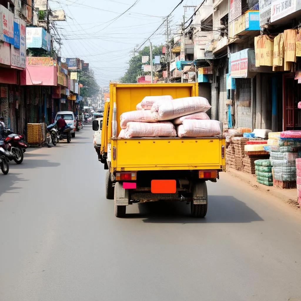 Xe Tải Nhỏ Đông Vang Chở Hàng