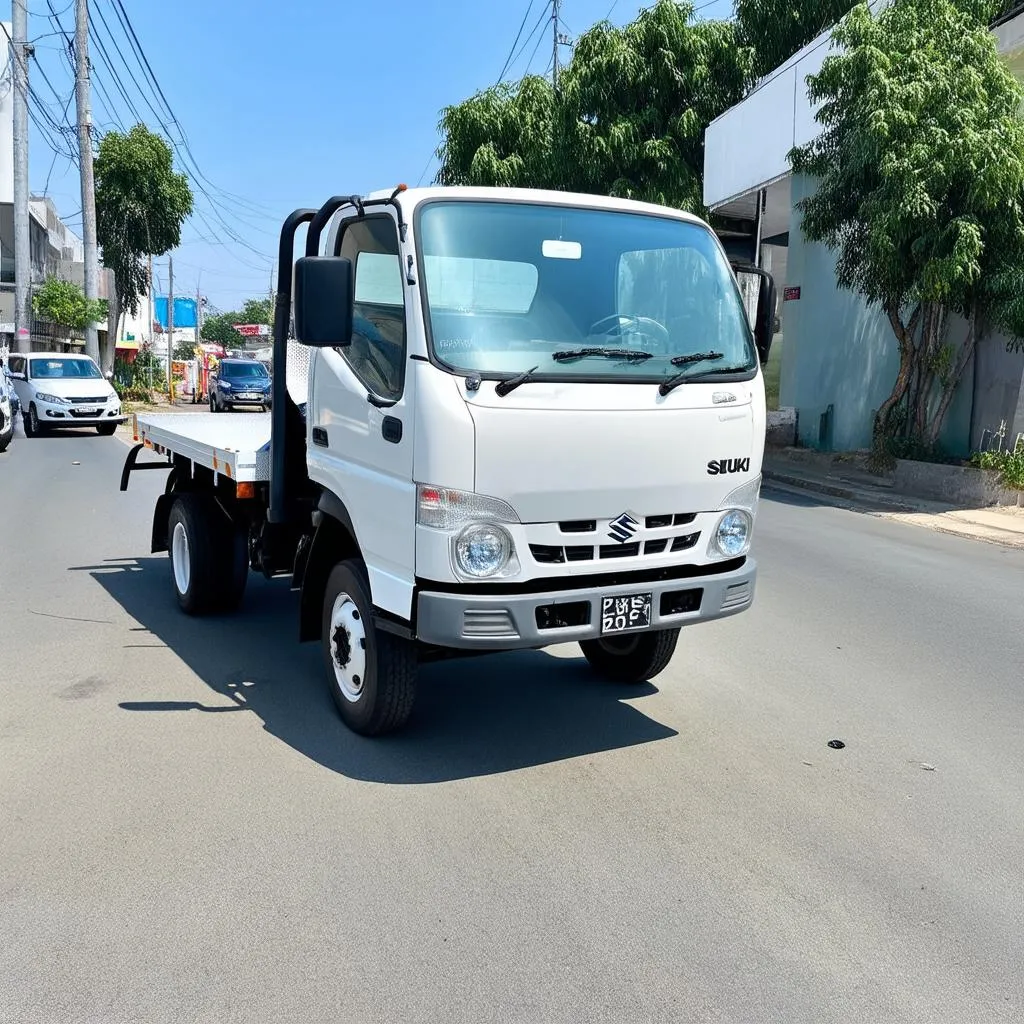 Xe tải Suzuki 750kg màu trắng