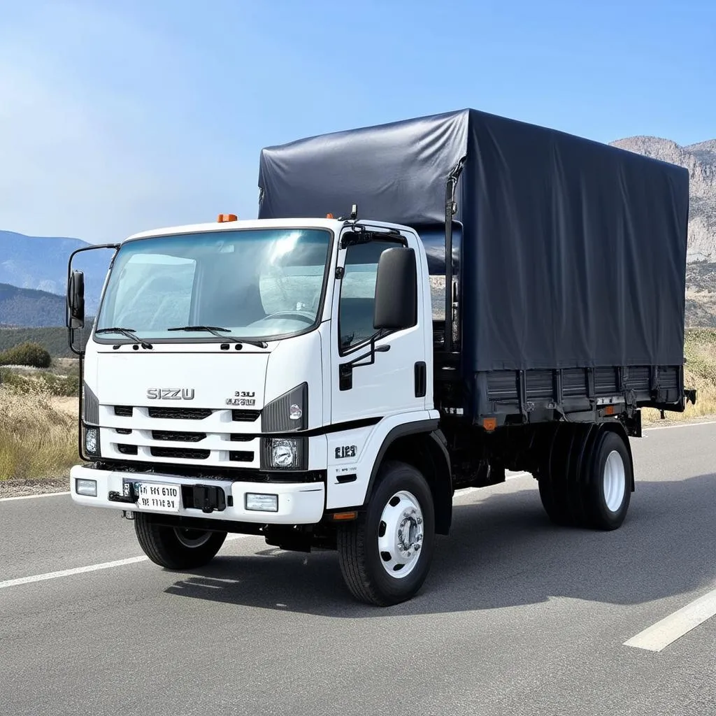 xe tải thùng mui bạt isuzu fv330