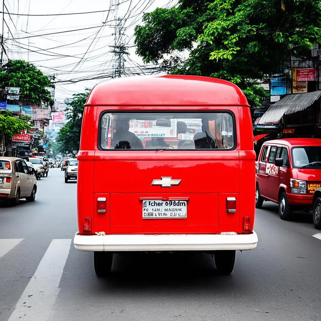 Xe tải van Chevrolet 2 cửa