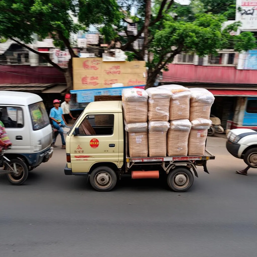 Xe tải van đông bền