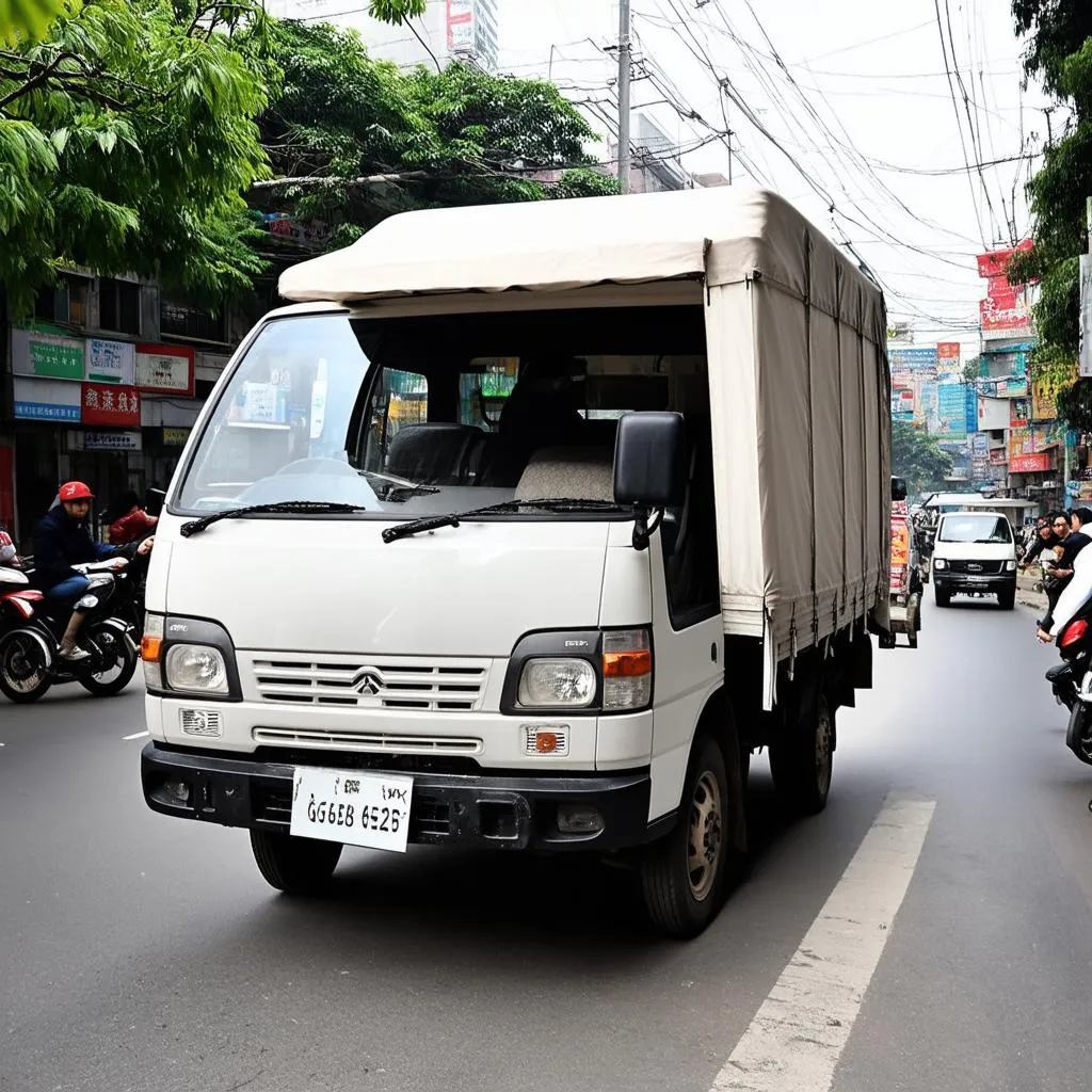 Xe tải van thùng bạt