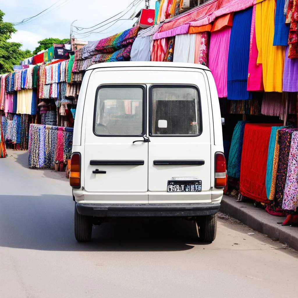 Xe tải van đông váy