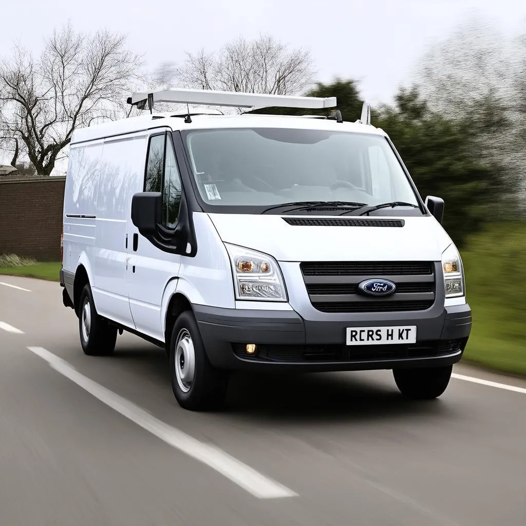 Xe tải van Ford Transit hiện đại