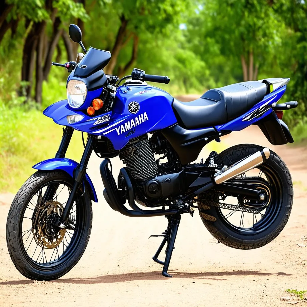 Yamaha Z125 màu xanh đen