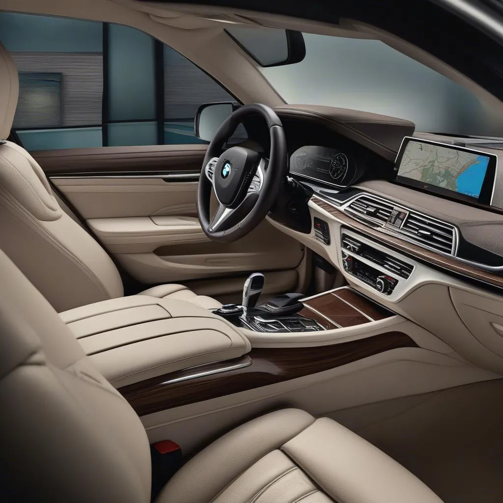 Nội thất BMW 750Li