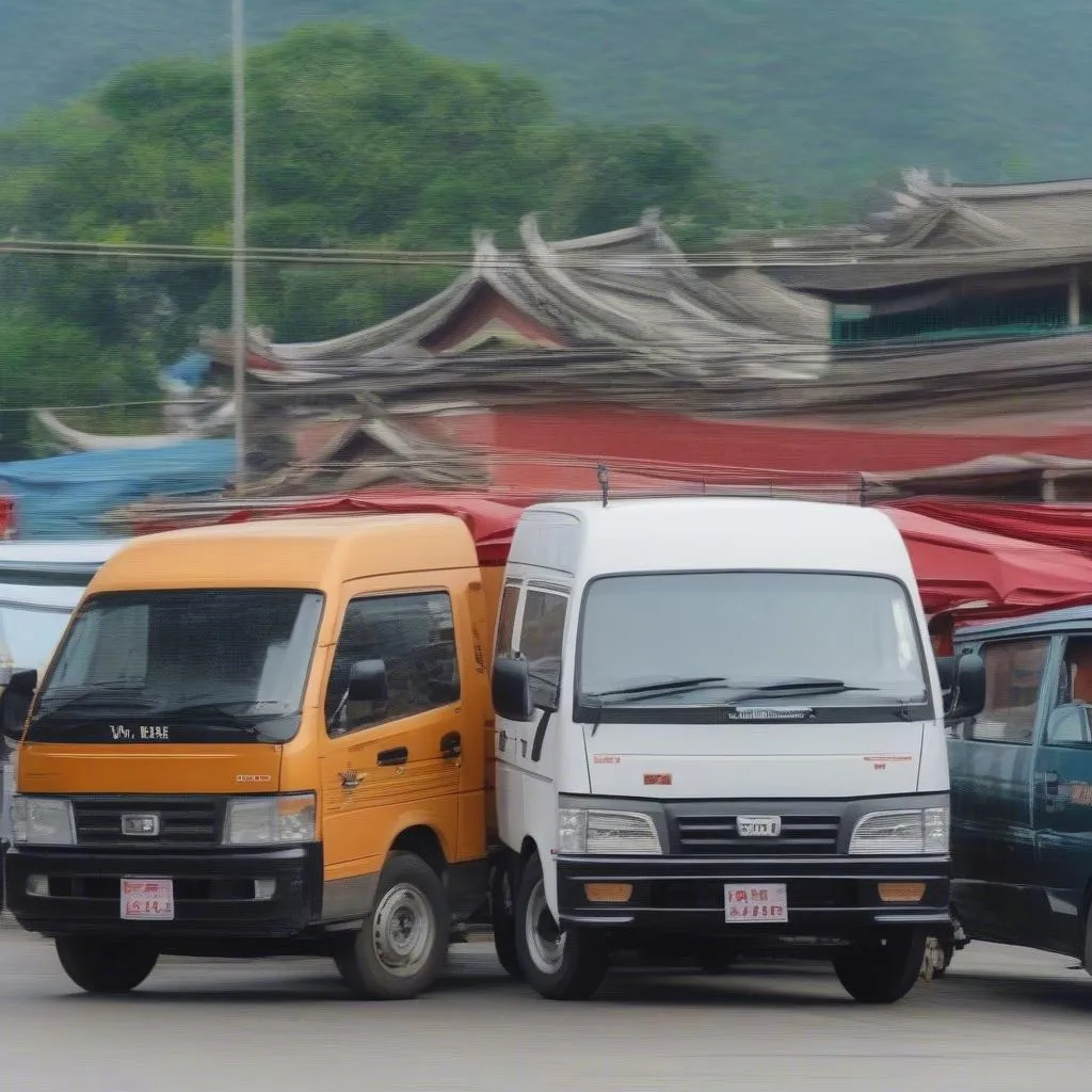 Các loại xe tải van tại Việt Nam