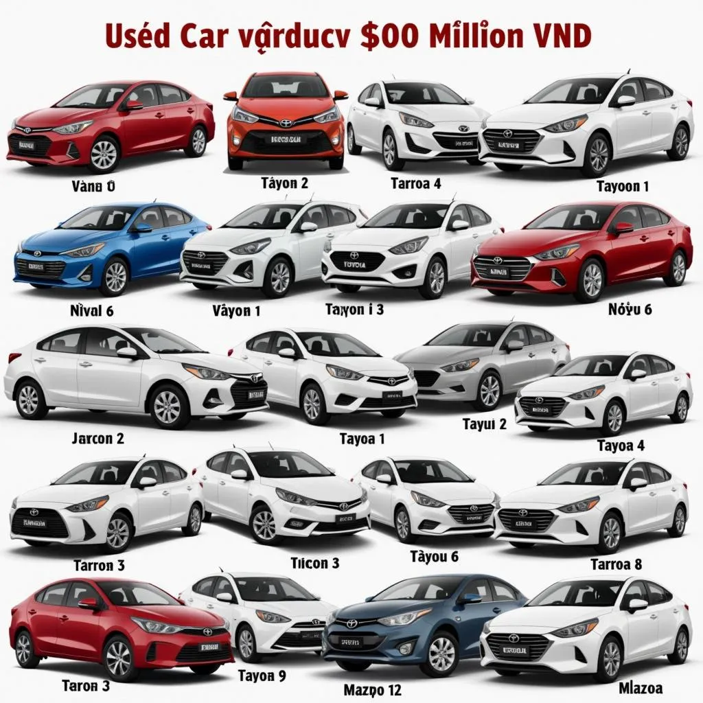 Các mẫu xe ô tô cũ dưới 500 triệu