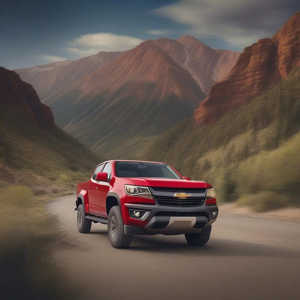 Chevrolet Colorado bán tải mạnh mẽ