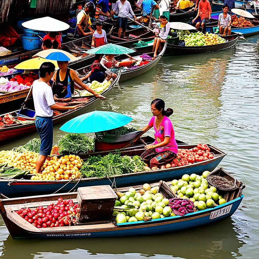 Chợ nổi Ngã Bảy