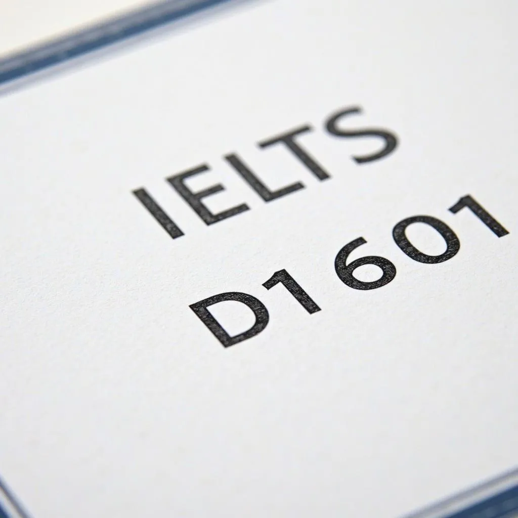 Hình ảnh chứng chỉ IELTS hết hạn