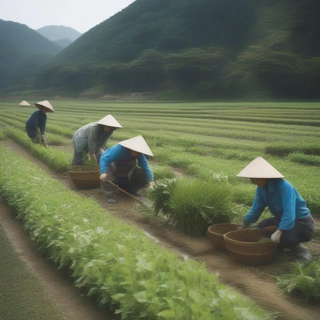 Công nhân nông nghiệp Nhật Bản