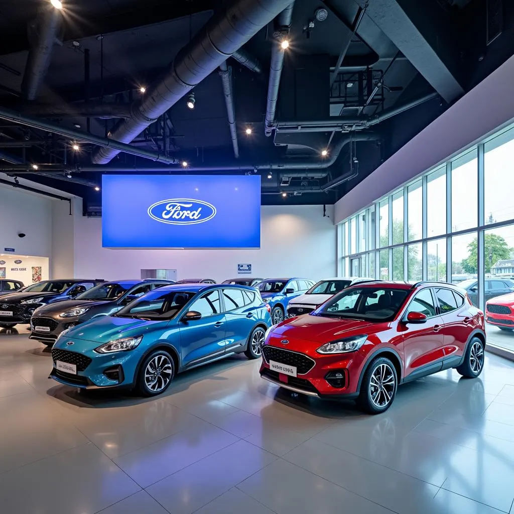 Đại lý ô tô Ford hiện đại tại Hà Nội