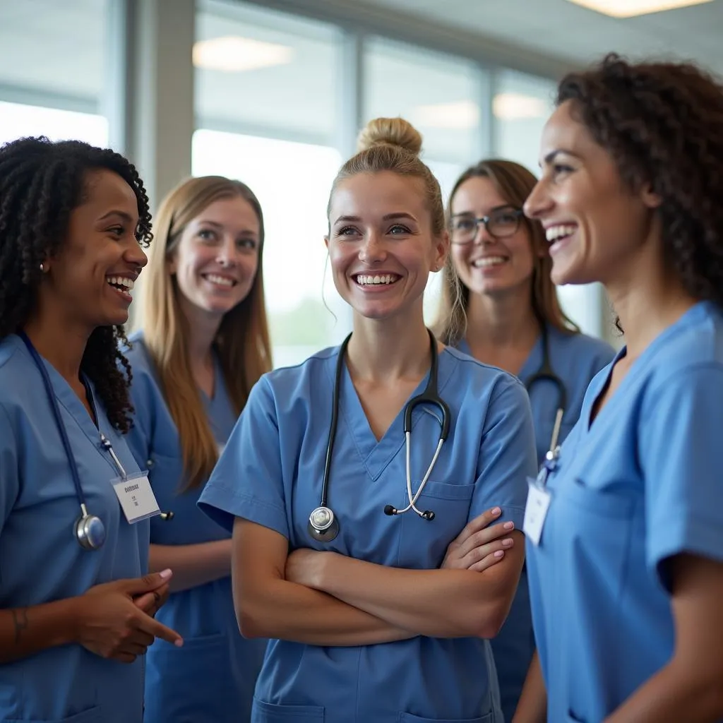 Students studying nursing in Australia