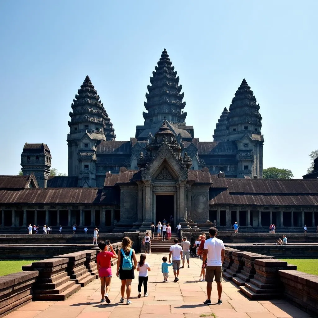 Du lịch Campuchia đến Angkor Wat