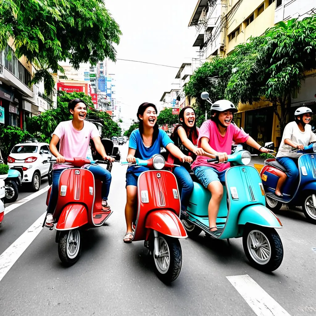 Du lịch TPHCM bằng Vespa