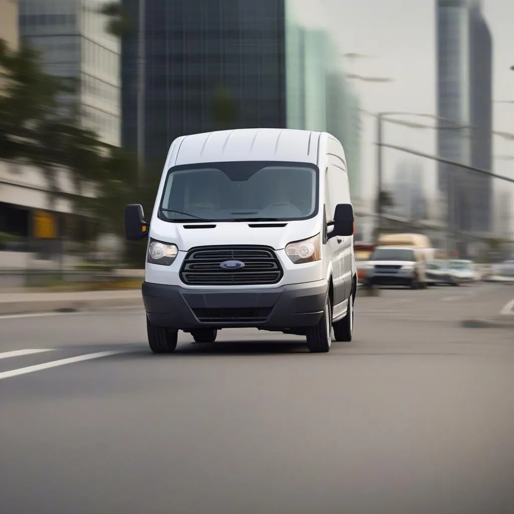 Ford Transit vận chuyển hàng hóa