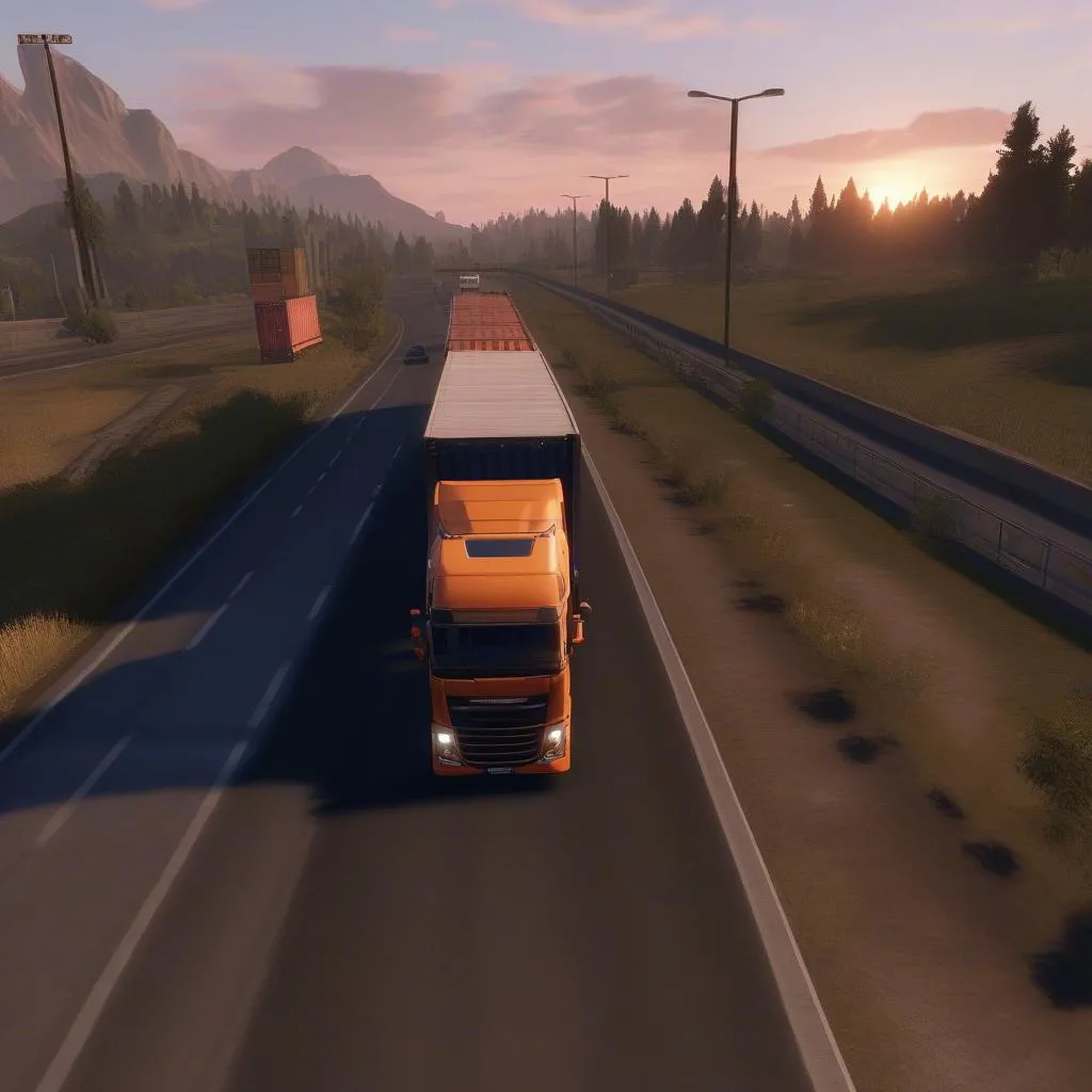 Euro Truck Simulator 2 - game lái ô tô tải