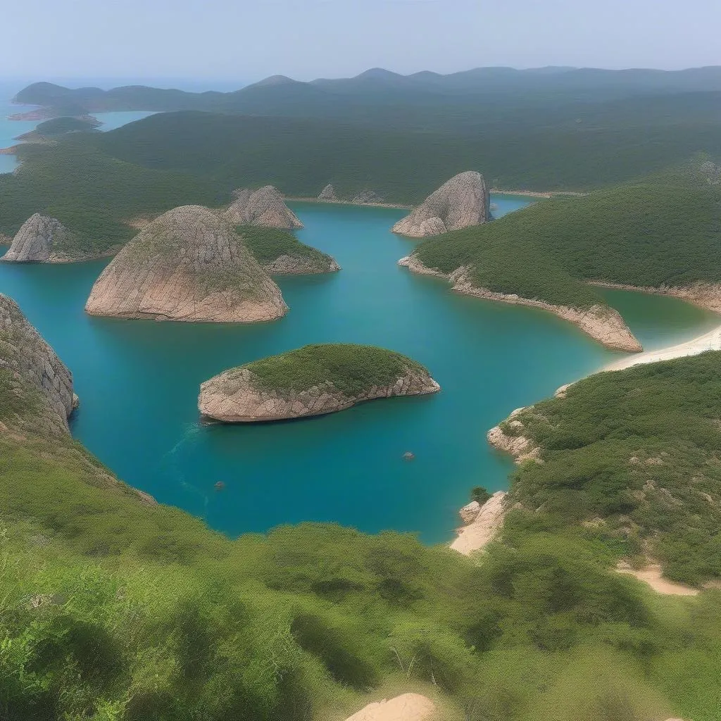 Toàn cảnh Hang Rái Ninh Thuận