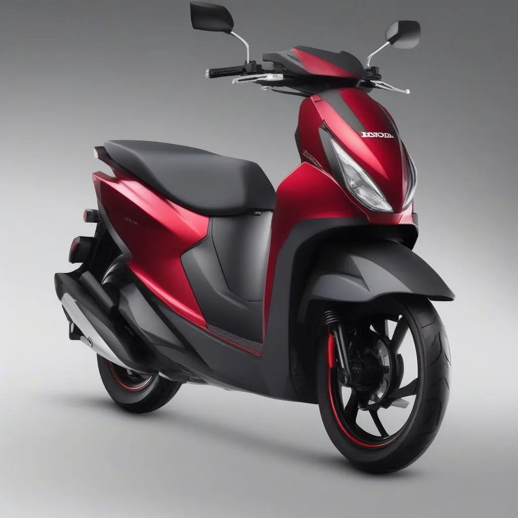 Honda Vision 2020 màu đỏ