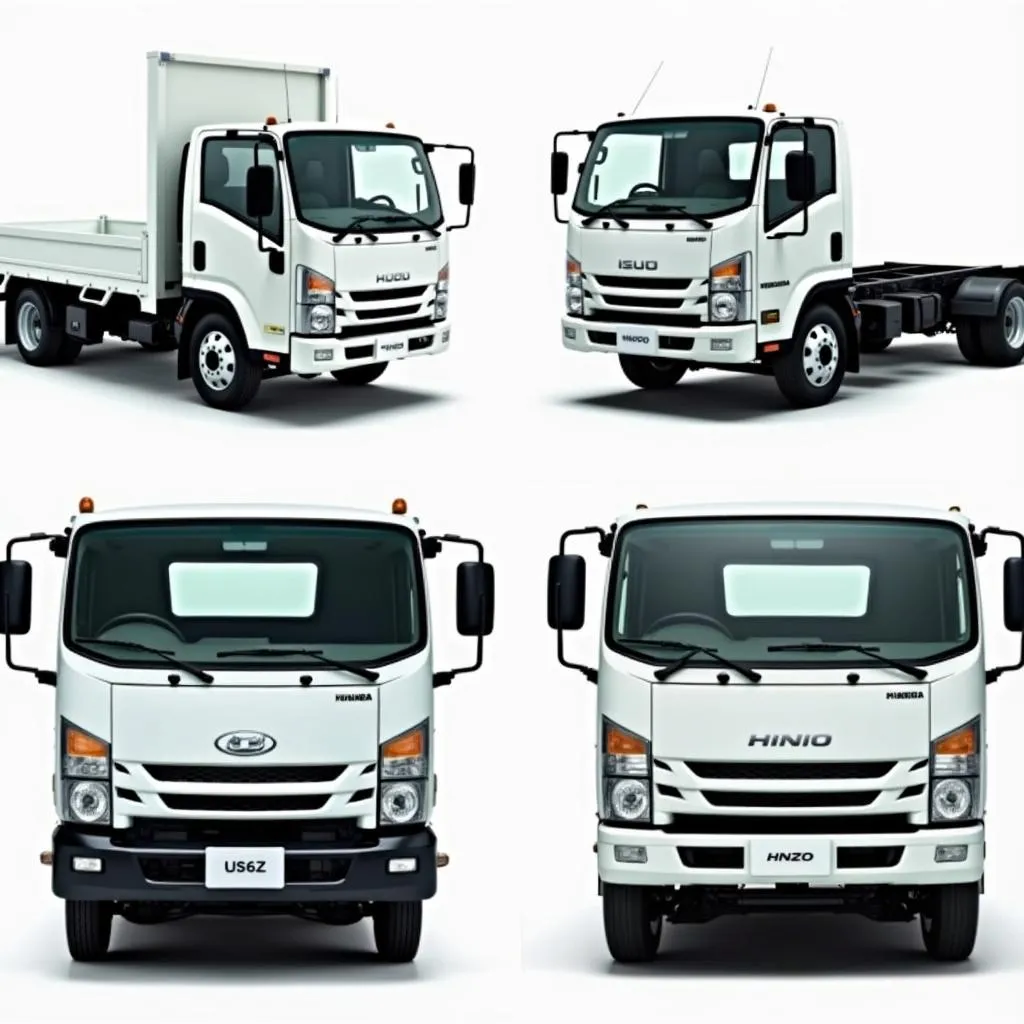 Các dòng xe tải Hyundai, Isuzu, Hino, Fuso 2.4 tấn