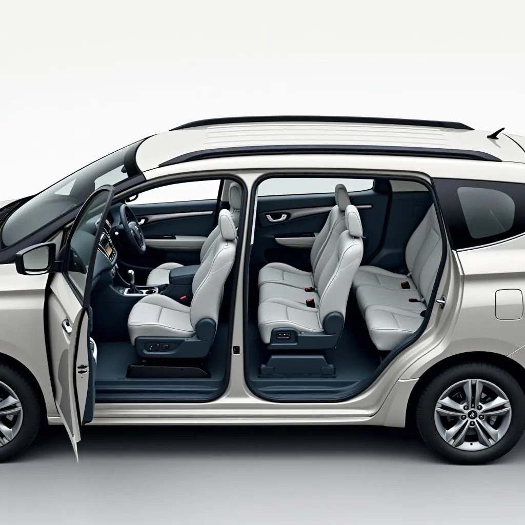 Không gian nội thất rộng rãi của Mitsubishi Xpander